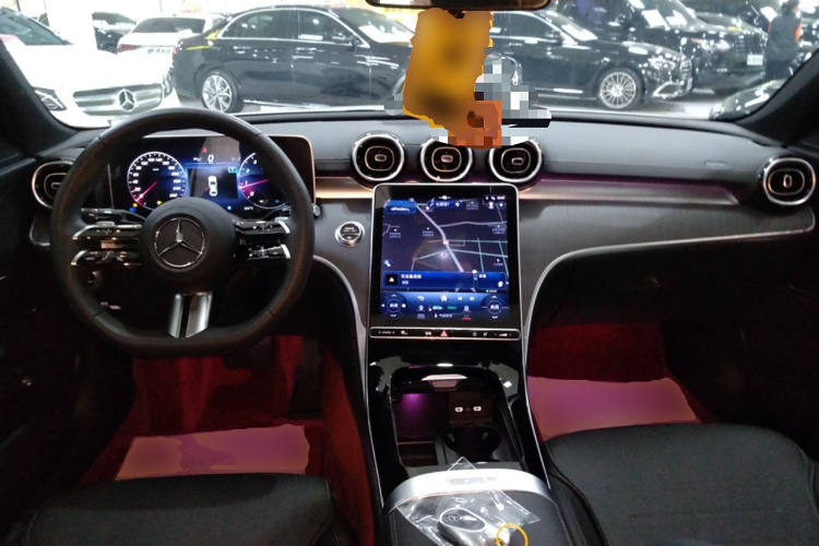 奔驰C级 2024款 C 200 L 运动版中控内饰12