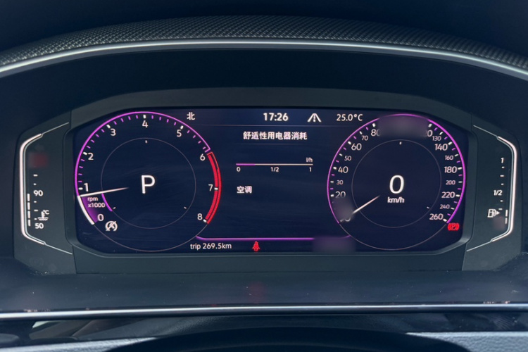 一汽-大众CC 2021款 380TSI 夺目版中控内饰7009