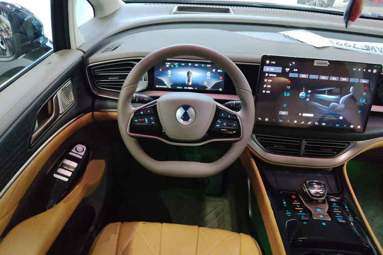 腾势D9 2022款 DM-i 970 四驱尊荣型中控内饰13