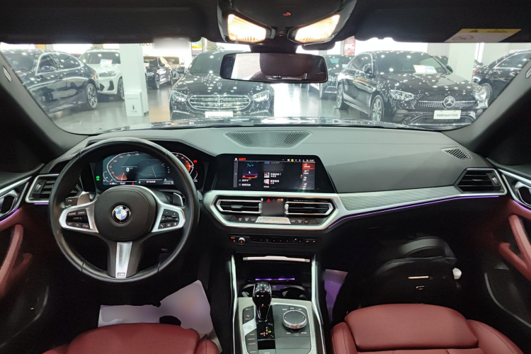宝马4系 2022款 425i Gran Coupe M运动曜夜套装中控内饰7002
