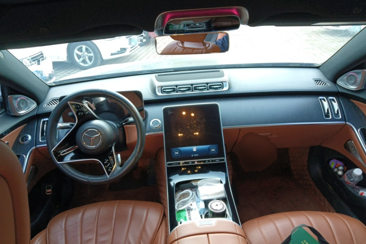 奔驰S级 2021款 S 400 L 商务型中控内饰12