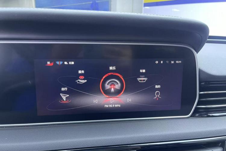 红旗HS5 2022款 改款 2.0T 智联旗享版中控内饰16