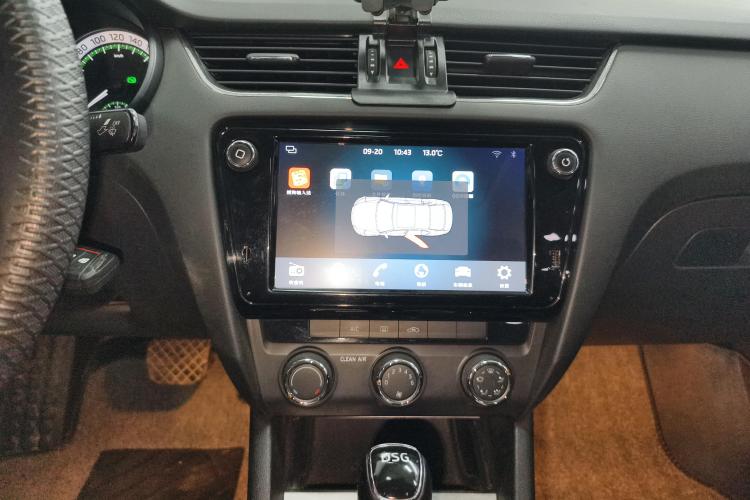 斯柯达 明锐 2018款 TSI280 DSG豪华版中控内饰16