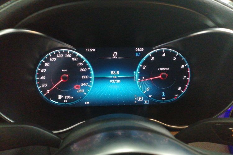 奔驰C级 2021款 C 200 L 时尚型运动版中控内饰14