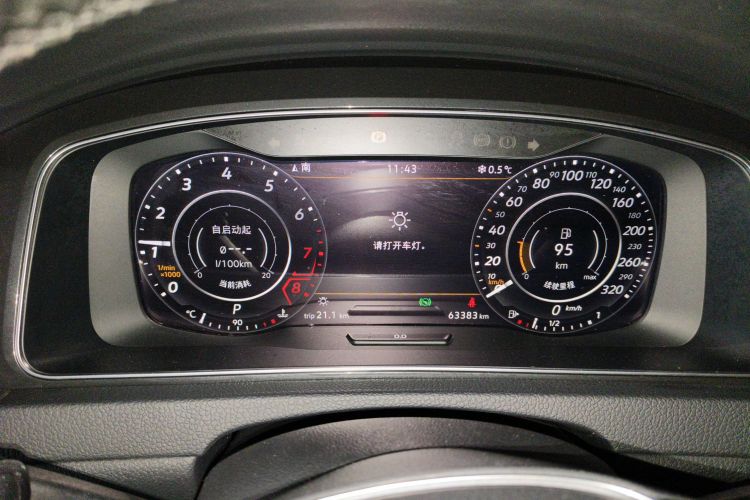 大众 高尔夫 2019款 280TSI DSG豪华型 国VI中控内饰14