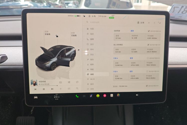 特斯拉 Model Y 2024款 长续航全轮驱动版中控内饰16