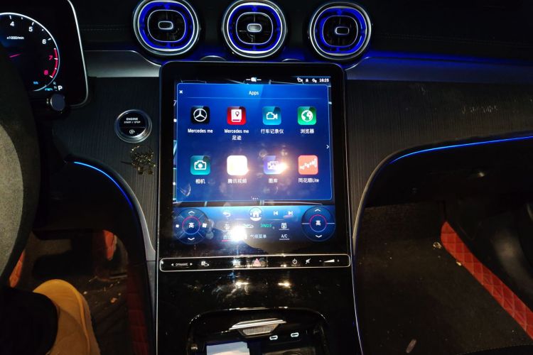 奔驰C级 2023款 改款 C 260 L 运动版中控内饰16