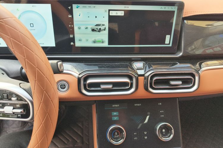 捷途山海L7 2024款 1.5T 120km MAX+ 5座中控内饰16
