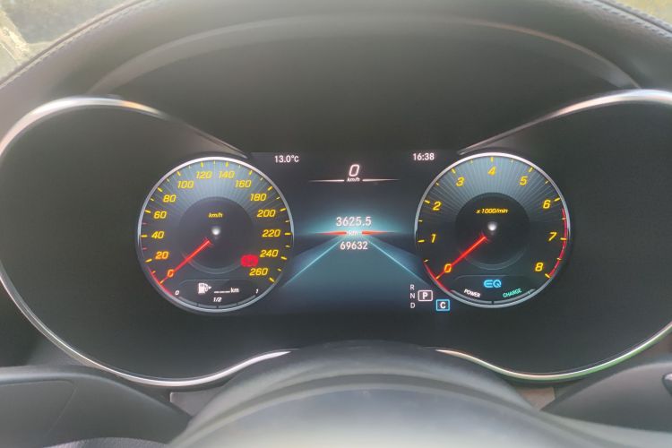 奔驰C级 2020款 改款 C 260 L 运动版中控内饰14