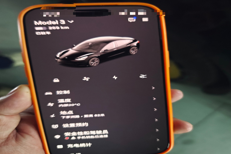 特斯拉 Model 3 2022款 后轮驱动版中控内饰11