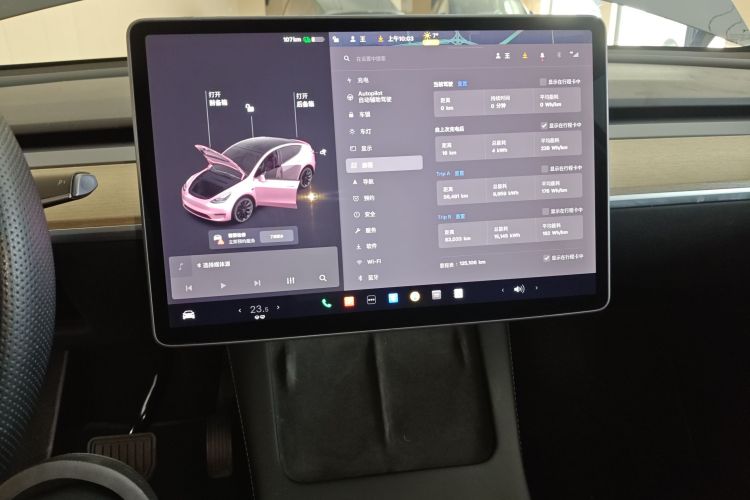 特斯拉 Model Y 2021款 标准续航后驱版中控内饰16