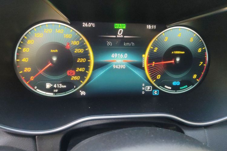 奔驰C级 2020款 改款 C 260 L中控内饰15