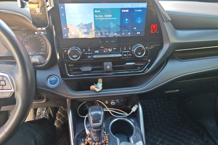 丰田 皇冠陆放 2021款 2.5L HEV四驱尊贵版中控内饰16