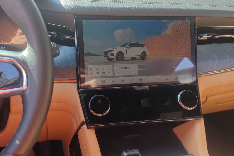 领克09 EM-P 2021款 2.0T PHEV Ultra 六座中控内饰16