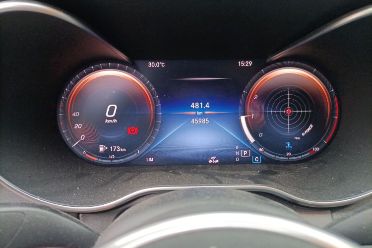 奔驰C级 2021款 C 200 L 时尚型中控内饰15