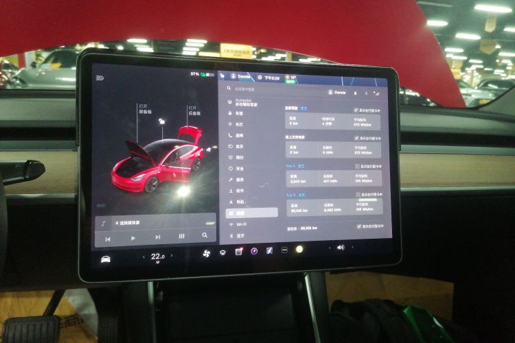特斯拉 Model 3 2019款 标准续航后驱升级版中控内饰16
