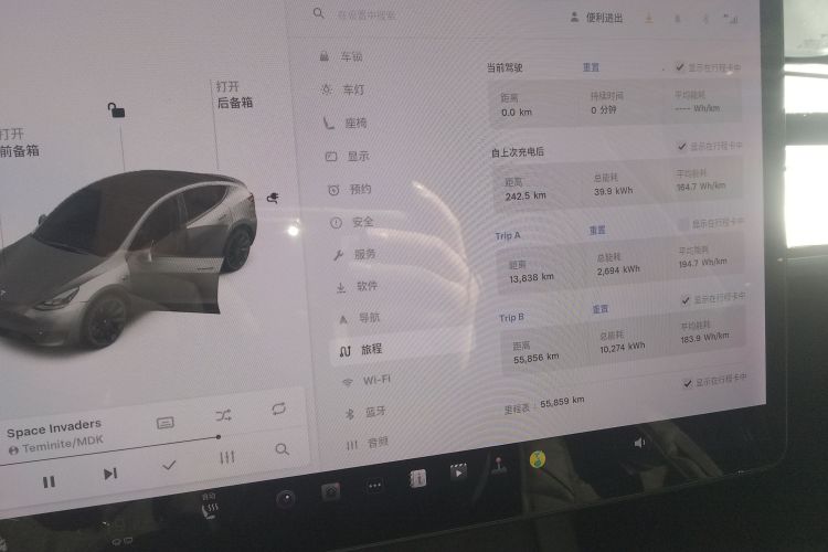 特斯拉 Model Y 2021款 长续航全轮驱动版中控内饰14
