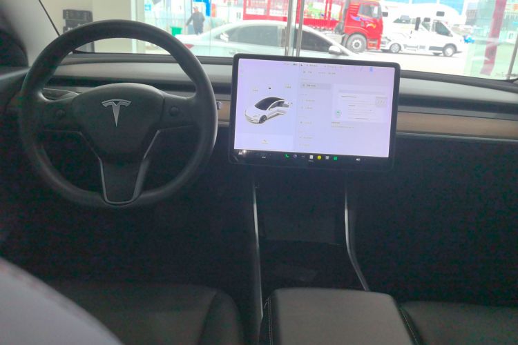 特斯拉 Model 3 2020款 改款 长续航后轮驱动版中控内饰7002