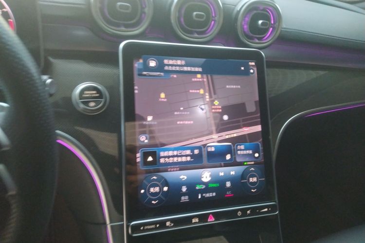 奔驰C级 2024款 改款二 C 260 L 运动版中控内饰16