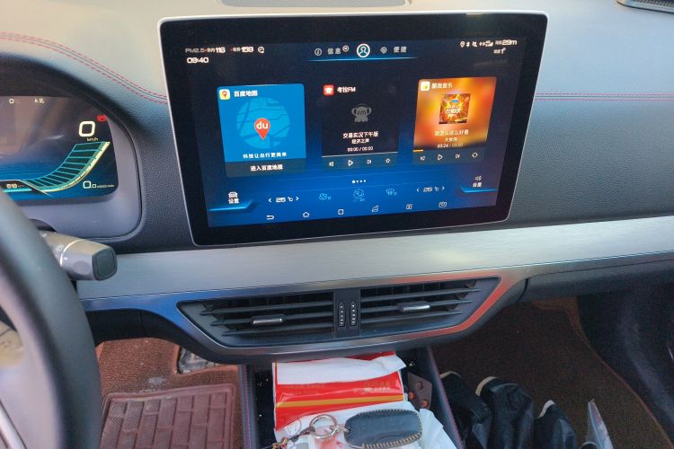 比亚迪 唐新能源 2019款 DM 2.0T 全时四驱智联创享型 7座 国VI中控内饰16
