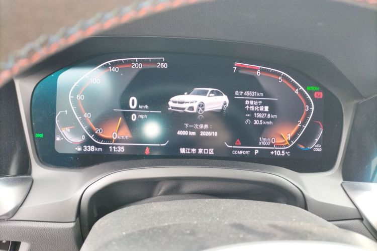 宝马3系 2021款 320Li M运动套装中控内饰14