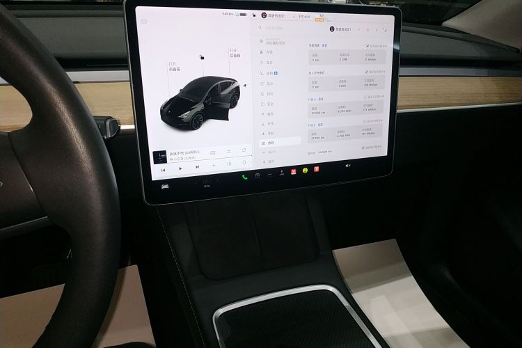 特斯拉 Model Y 2021款 标准续航后驱版中控内饰16