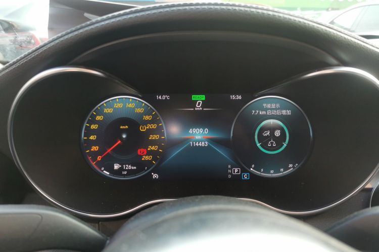 奔驰C级 2020款 改款 C 260 L 运动版中控内饰14