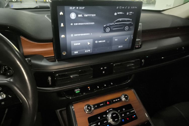 林肯 飞行家 2021款 3.0T V6 四驱尊享版中控内饰16