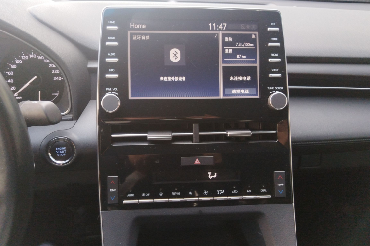 丰田 亚洲龙 2021款 2.5L 豪华版中控内饰16