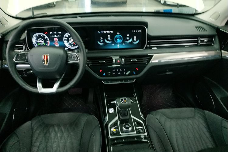 红旗HS5 2022款 改款 2.0T 智联旗享四驱版中控内饰12