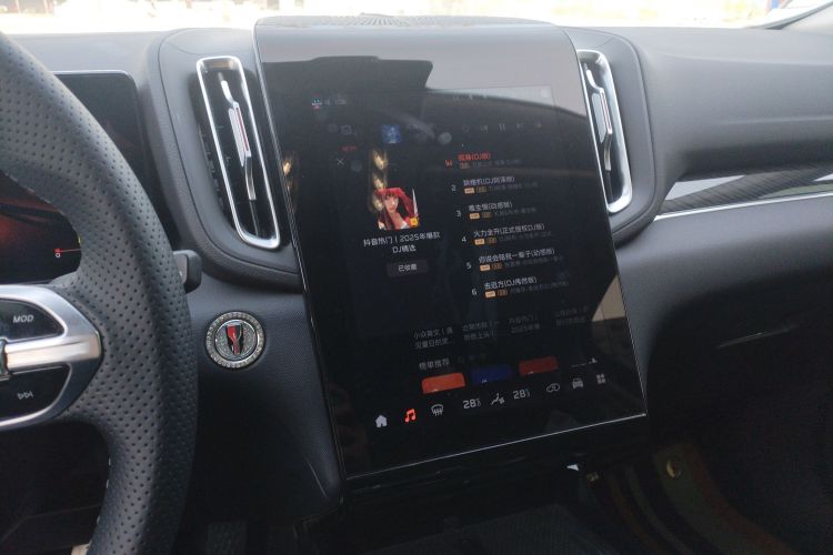 红旗HS3 PHEV 2024款 PHEV 115km 劲为版中控内饰16