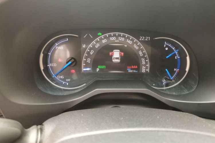 丰田 RAV4荣放 2020款 双擎 2.5L E-CVT四驱旗舰版中控内饰14