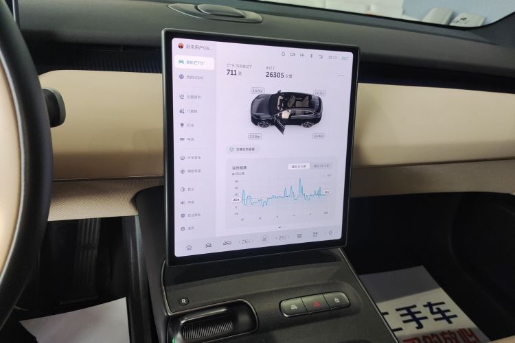 蔚来ET5T 2023款 75kWh Touring中控内饰16