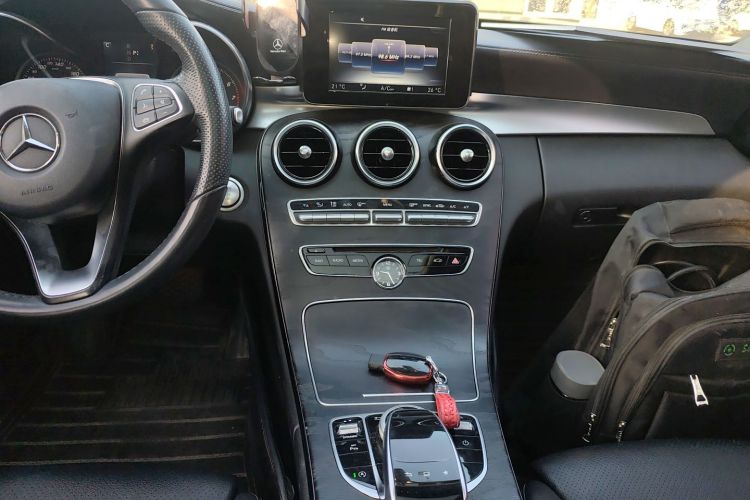 奔驰C级 2016款 C 200 L 运动型中控内饰16