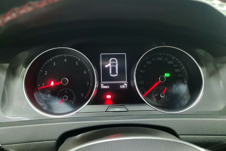 大众 高尔夫 2019款 1.6L 自动舒适型 国V中控内饰14