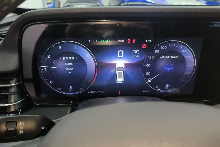 红旗HS5 2023款 2.0T 四驱旗享Pro版中控内饰14