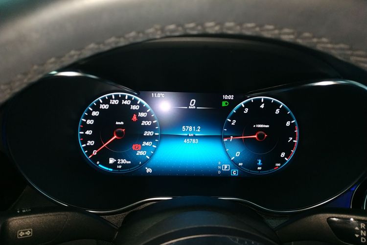 奔驰C级 2020款 改款 C 200 L 时尚型运动版中控内饰14