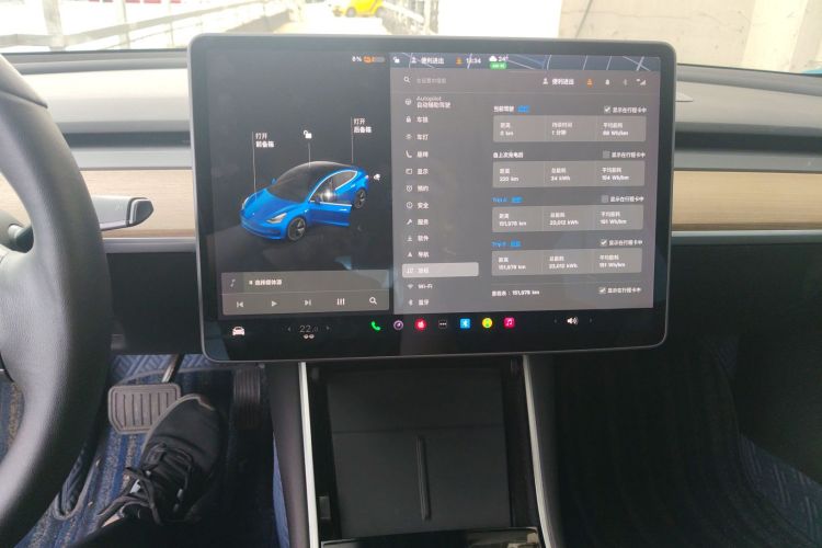 特斯拉 Model 3 2020款 改款 标准续航后驱升级版中控内饰16