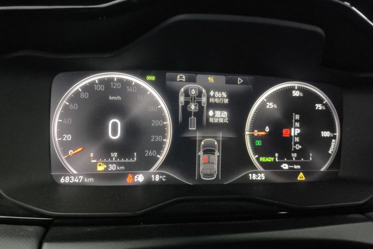 领克01 EM-P 2019款 1.5T PHEV Pro中控内饰14
