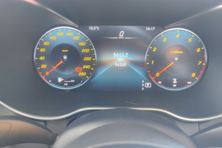 奔驰C级 2021款 C 200 L 时尚型运动版中控内饰14