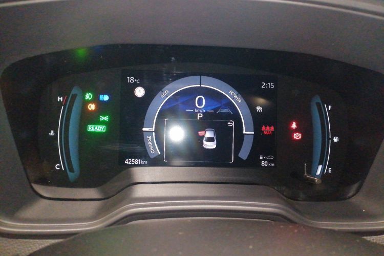 丰田 卡罗拉 2023款 1.8L 智能电混双擎 精英版中控内饰14