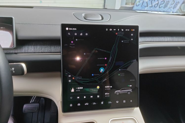 蔚来ES6 2024款 75kWh中控内饰16