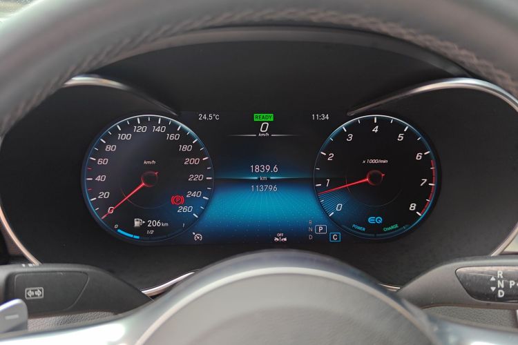 奔驰C级 2020款 改款 C 260 L 运动版中控内饰14