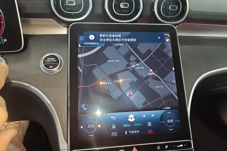 奔驰C级 2024款 C 200 L 运动版中控内饰16