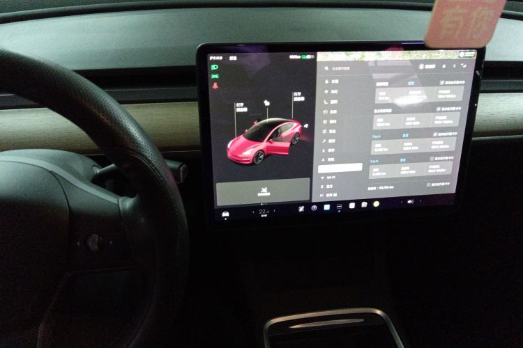 特斯拉 Model 3 2021款 改款 标准续航后驱升级版 3D1中控内饰16