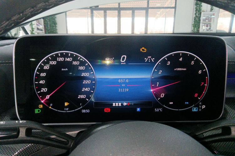 奔驰C级 2023款 改款二 C 260 L 运动版中控内饰14