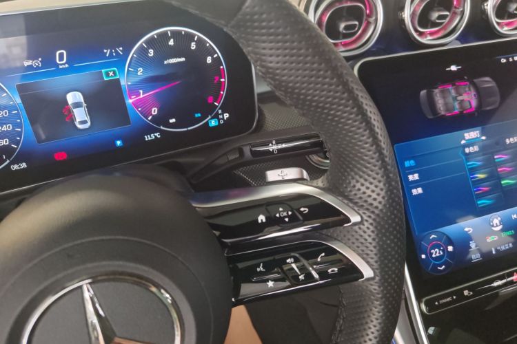 奔驰C级 2024款 改款 C 260 L 运动版中控内饰18