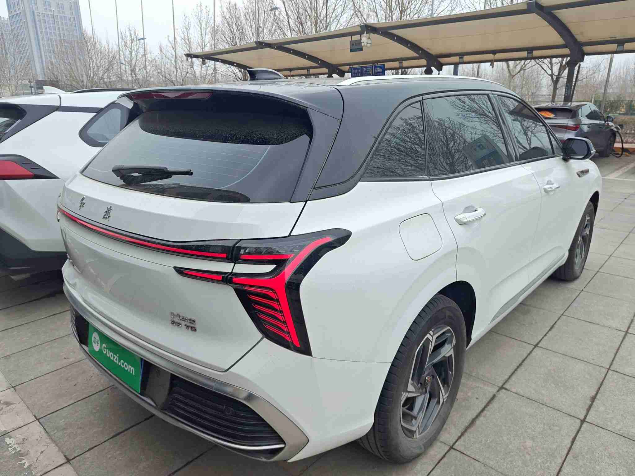 车辆右后45度视角