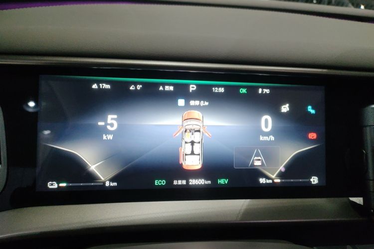 腾势D9 2022款 DM-i 970 四驱旗舰型中控内饰14
