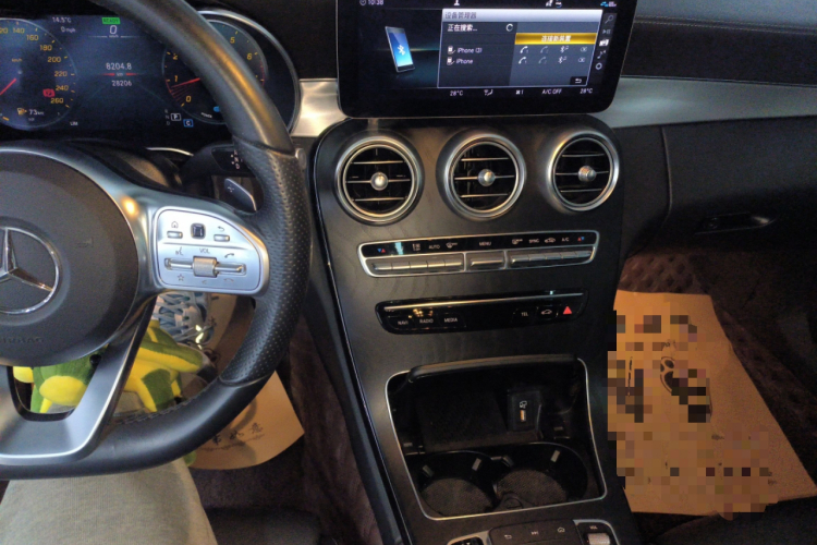 奔驰C级(进口) 2020款 C 260 轿跑车中控内饰16